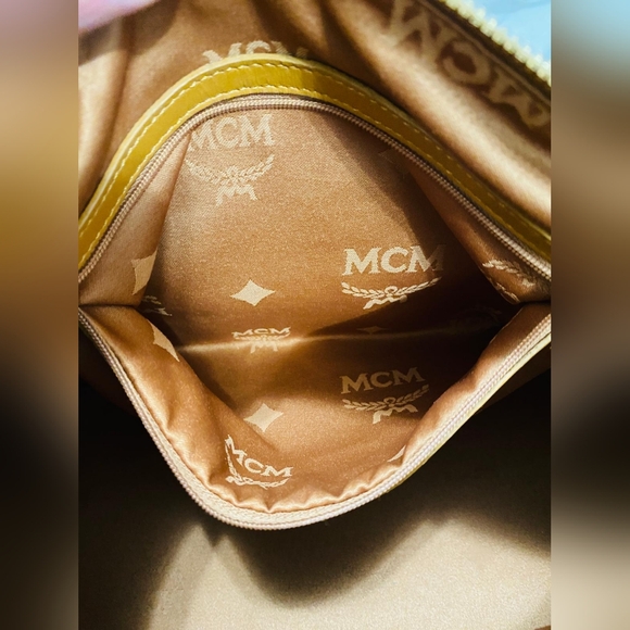 SOLD!Authentic MCM cognac Boston - Picture 11 of 14